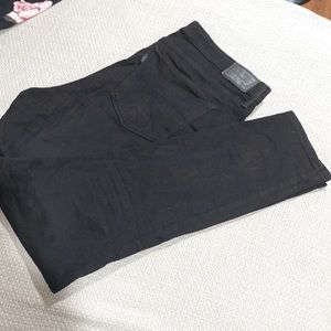 Black high rise skinny jeans